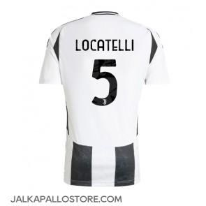 Juventus Manuel Locatelli #5 Kotipaita 2024-25 Lyhythihainen